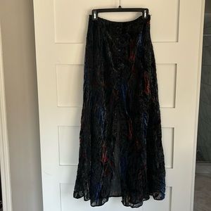 Free people skirt, button up front